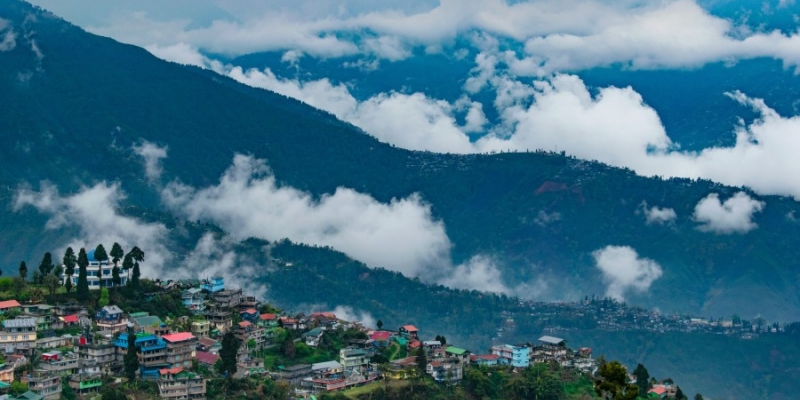 Darjeeling is a town in India's West Bengal State, in the Himalayan Foothills.